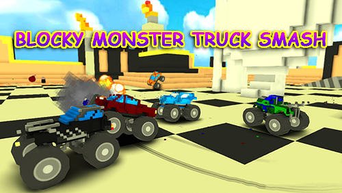 game pic for Blocky monster truck smash